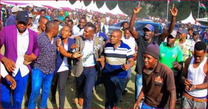 South Mugirango MP was among the guests at the event held at Green Stadium on Saturday, October 28.
